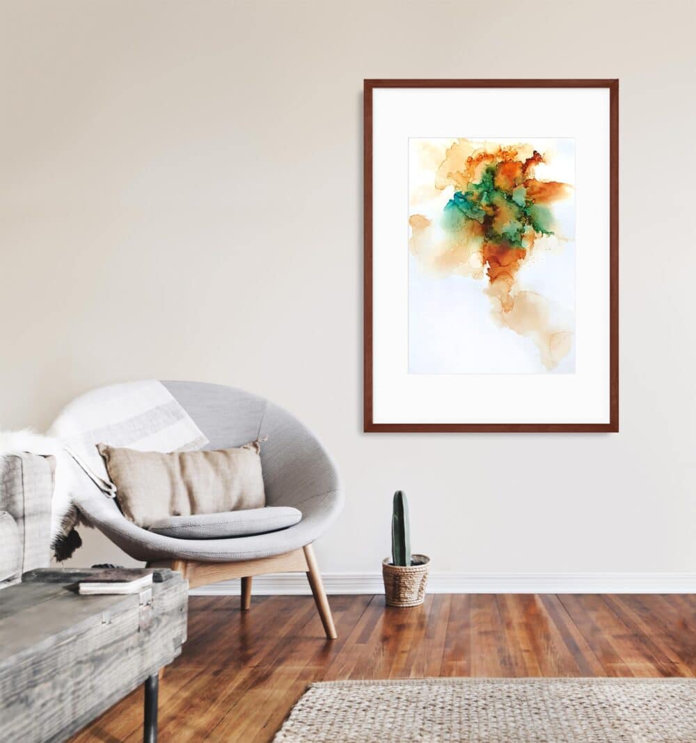 Australian made Alcohol Ink Artwork