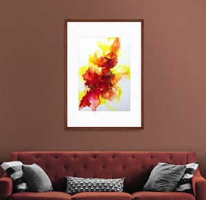 Australian made Alcohol Ink Artwork