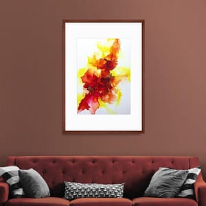 Australian made Alcohol Ink Artwork