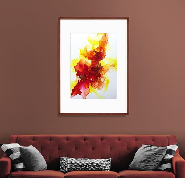 Australian made Alcohol Ink Artwork