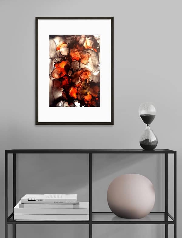 Australian made Alcohol Ink Artwork